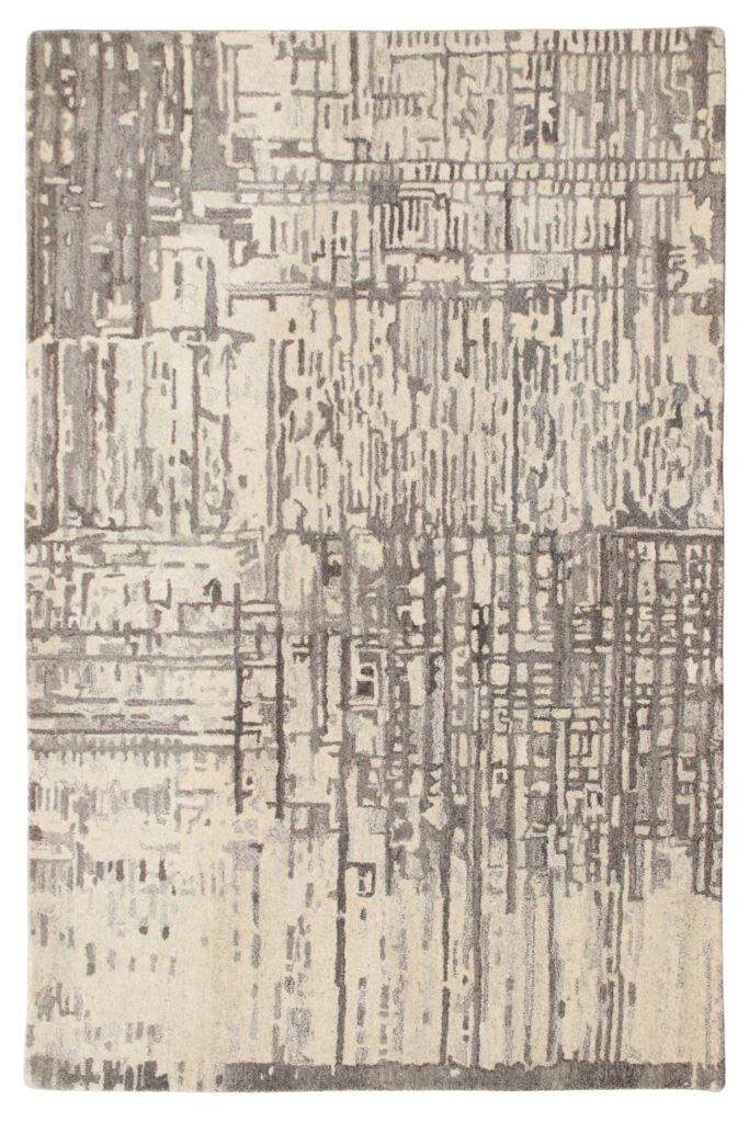 Rinkle Rugs Elegant Wool Rug for Cozy, Contemporary Living Spaces