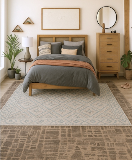 Modern rug in large us homes - Hasida rug collection