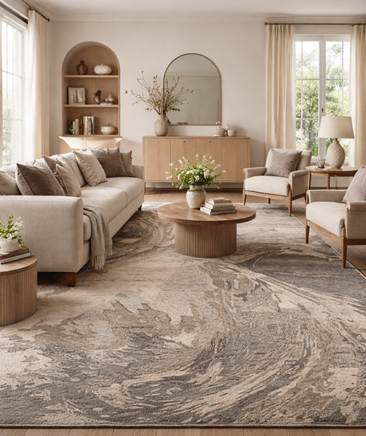 Lounge room natural rugs -hasida rugs collection