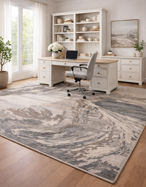 area office and home office rugs- hasida rugs collection