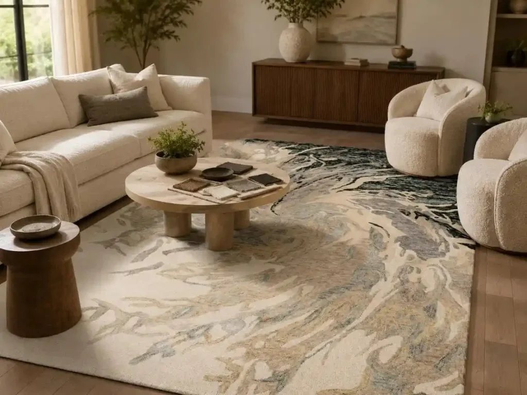 Comparing natural dyes and synthetic dyes in handmade rug production samples – Hasida Rugs Collection