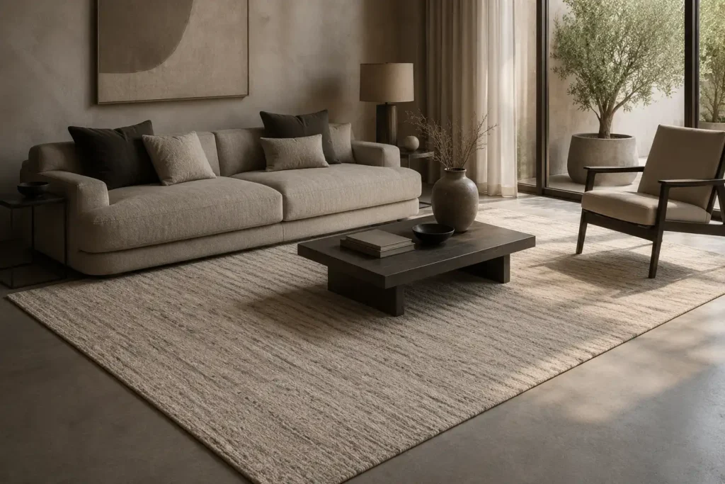Hand tufted rug designed for luxury residential and hospitality interiors - Hasida Rugs Collection